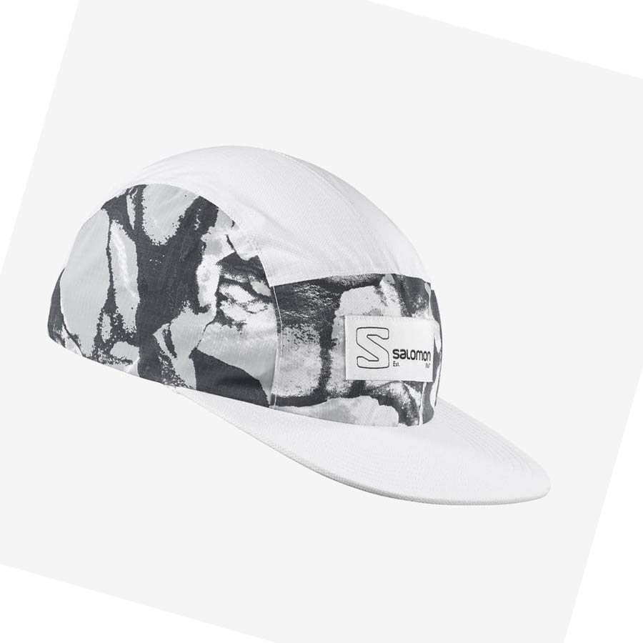 Salomon BONATTI WATERPROOF FIVE PANEL Kalap Női Fehér | HU 3455XYU